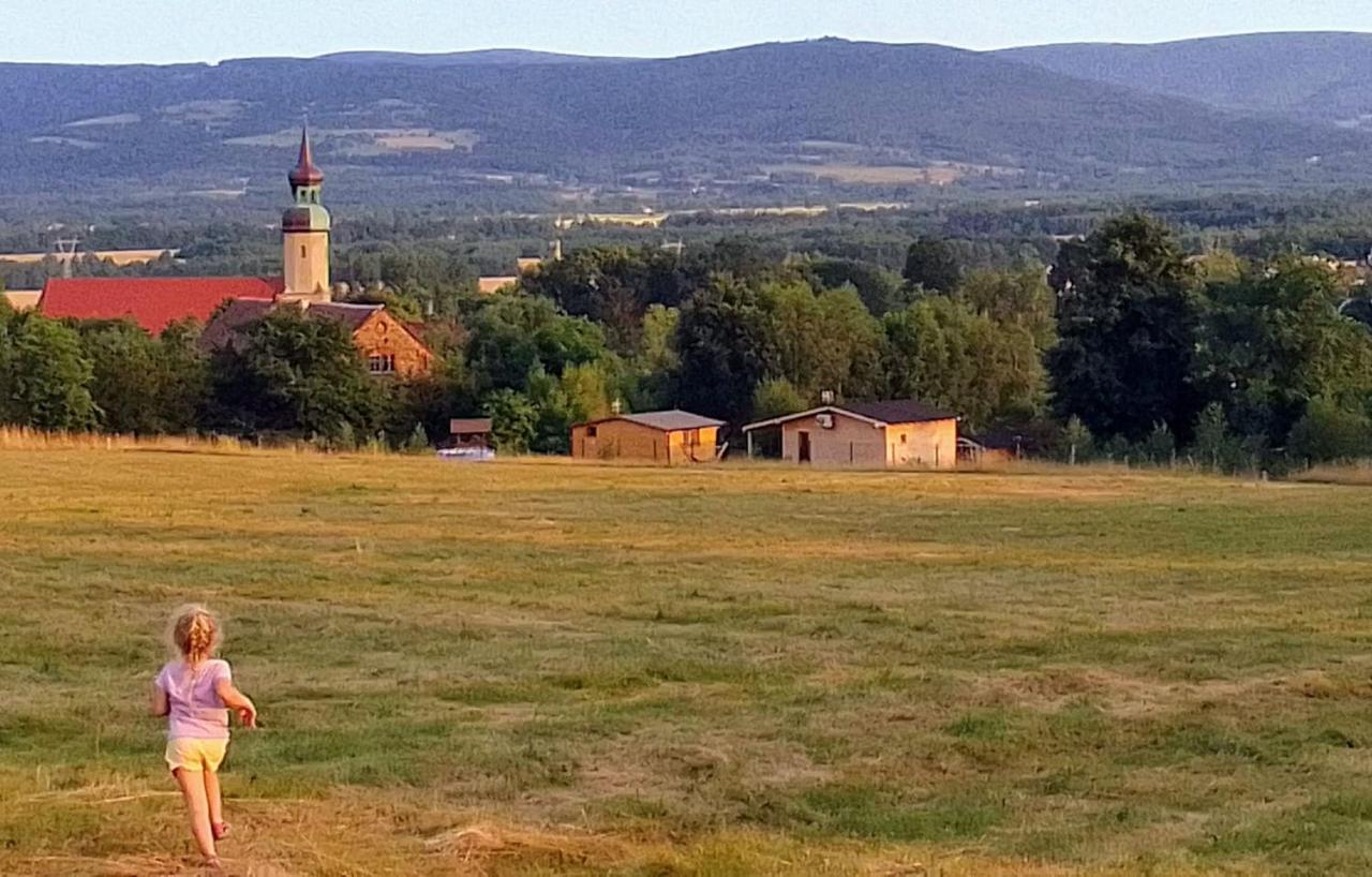 Domek W Gorach Izerskich 4 I 6 Osobowy, Agroturystyka, Zywe Zwierzeta, W Pelni Wyposazone, Plac Zabaw Dla Dzieci, Ognisko Z Kijkami I Rusztem, Ogrzewanie I Klimatyzacja, Latem Basen Mirsk Extérieur photo